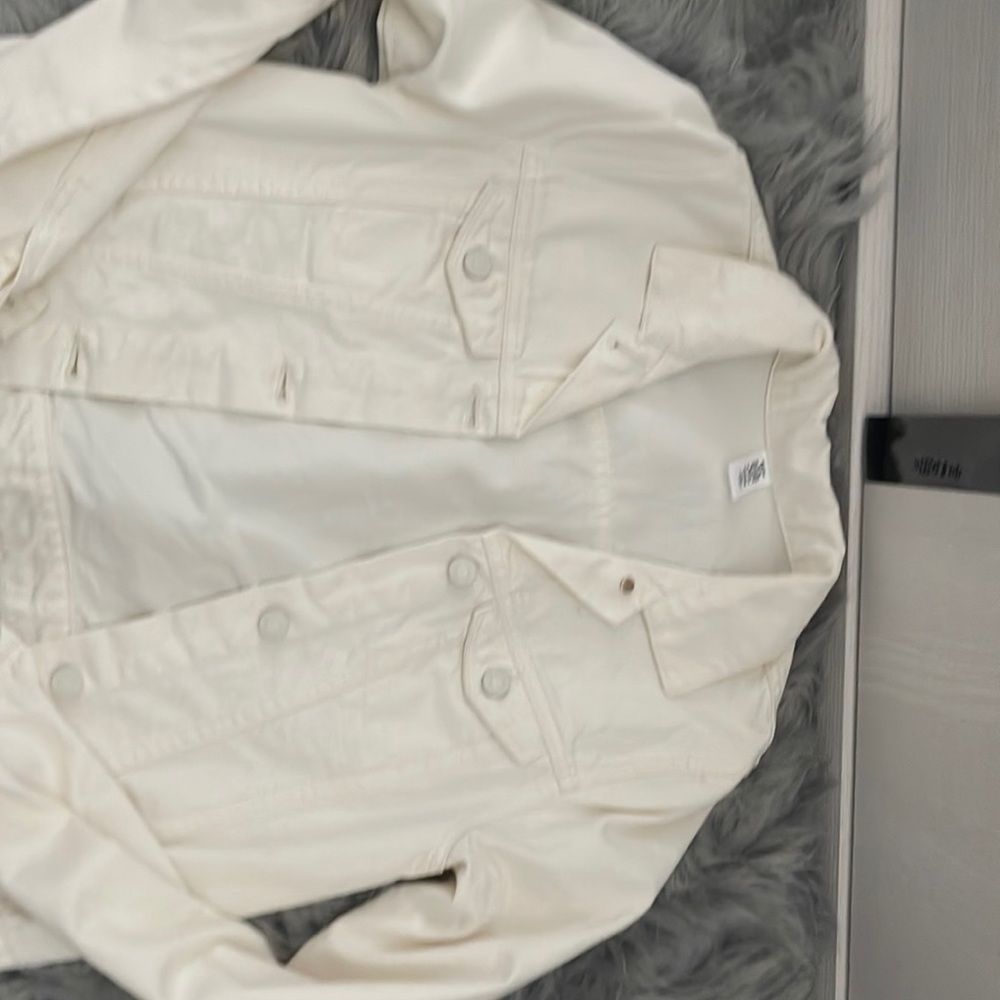 White denim jacket